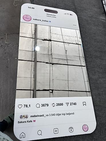 guzgu satisi: Güzgü Döşəmə üstü, Dekorativ, Çərçivə ilə — 10