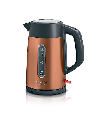 caydan caynik: №: 4574 Məhsulun adı: Elektrik çaydan Bosch TWK4P439, 1.7 L, Qəhvəyi — 1