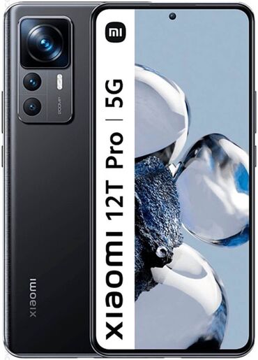 12 pro max kabro: Xiaomi 12T Pro, 256 GB, rəng - Qara, 
 Barmaq izi, İki sim kartlı, Sənədlərlə