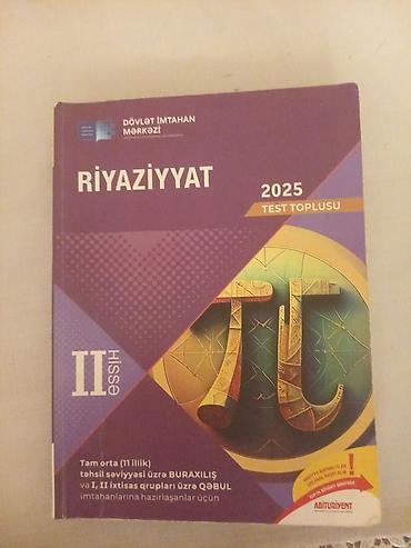 Riyaziyyat Testlər 11-ci sinif, DİM, 2-ci hissə