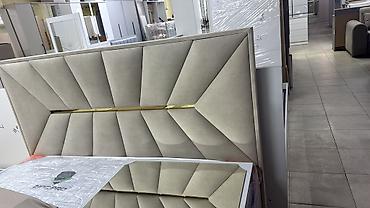 Двуспальные кровати: Двухспальная кровать с мягкой изголовьем. Основание железный каркас. В — 11