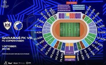 Nərdlər: Məhsul: Qarabağ FK – FC Copenhagen oyununun bileti Tədbir: - Yarış