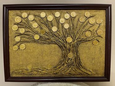Şəkillər, tablolar: Картина «Денежное дерево »💰💵 Ручная работа денежки настоящее! — 5