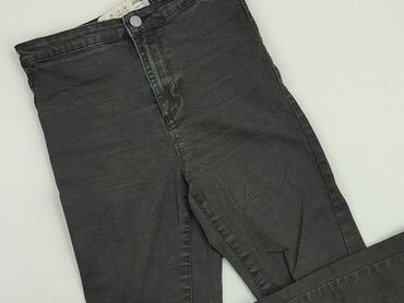 czarne szerokie jeansy: Jeansy, Denim Co, M, stan - Dobry