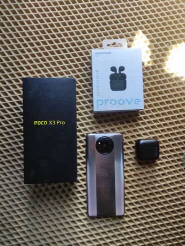 Poco: Poco X3 Pro, Б/у, 256 ГБ, цвет - Золотой, 2 SIM