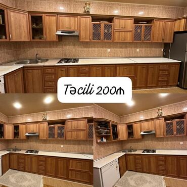 metbext skaflari: Endirim olundu ❗Mətbəx mebeli satılır 200₼. Yaxşı
