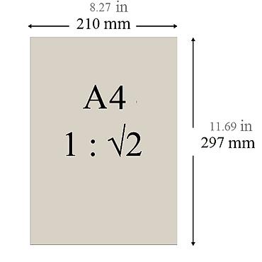 Kağızlar: Premium A4 ofis kağızı - Format: A4 (210 x 297 mm) - İstifadə sahəsi — 2