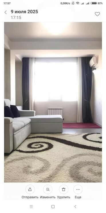 сдается 2 комнатная квартира на долгий срок: 2 комнаты, 65 м², Элитка, 11 этаж, Евроремонт