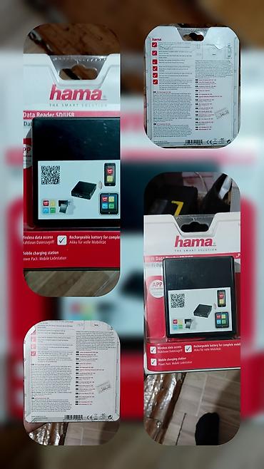 notebooklar: Hama Wi‑Fi Data Reader SD/USB – mobil yaddaş oxuyucu və Wi‑Fi körpü — 1