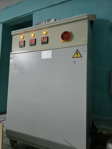 metal su cənləri: Sənaye tipli elektrik idarəetmə və temperatur nəzarət şkafı. Qurğunun — 1