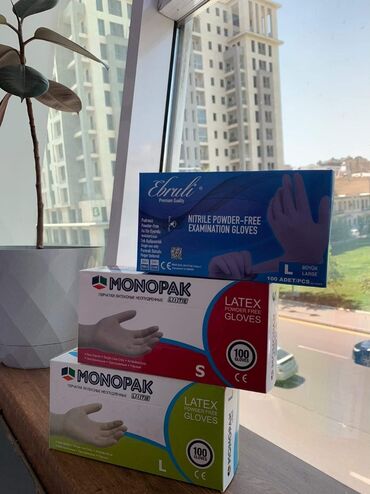 elcek v Azərbaycan | Üst geyimləri: Nitrile powder - free examination gloves elcek 17 azn. Bizde butun