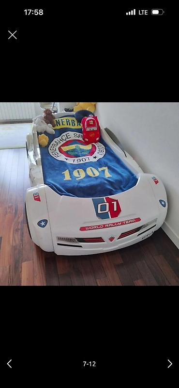 infert tea: Uşaq üçün avtomobil şəklində çarpayı - Dizayn: “World Rally Team” — 1