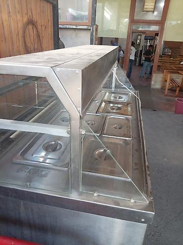 Restoran, kafe avadanlığı: İsti yeməklər üçün bufet-vitrin (food warmer) – paslanmaz poladdan - — 2