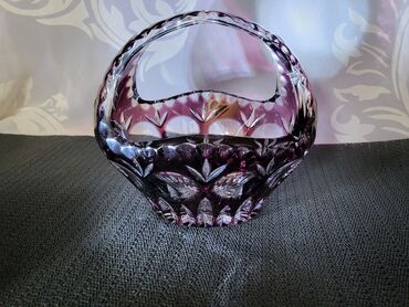 Kante: Korpa rucni rad,Nachtmann kristal,led kristal Nemacka iz 70ih — 5