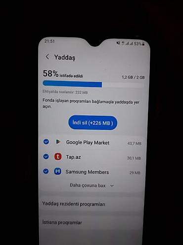 telefon samsung a10: Samsung Galaxy A10, 32 GB, rəng - Qara, İki sim kartlı — 9