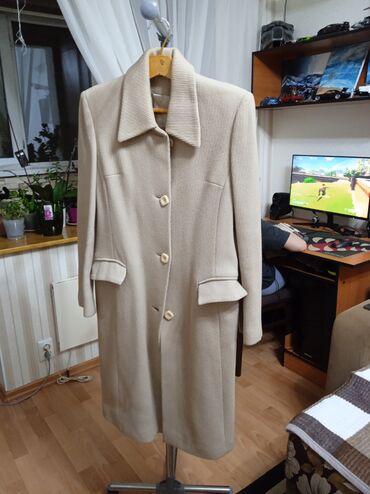 турецкие пальто женские: Пальто, Классика, Осень-весна, Драп, Длинная модель, Однобортная модель, S (EU 36)