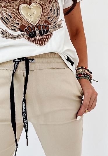 Pantalone: 💫Ženske pantalone – model sa manžetnama - Kroj: uske nogavice do — 8