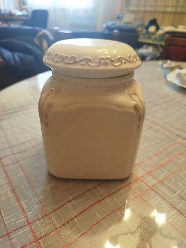 Ostalo posuđe: Stara retro ukrasna dekorativna cinija posuda za kafu - vintage — 5