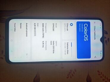 samsung j2 prime: Oppo A57s, 128 GB, rəng - Qara, Barmaq izi, İki sim kartlı, Face ID