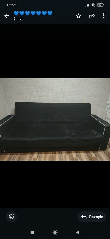 pərdə və divan: Divan, İşlənmiş, Parça