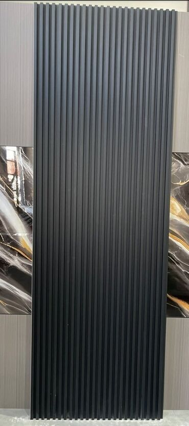 Tapete: Dekorativni zidni panel sa rebrastom površinom, idealan za unutrašnju — 1