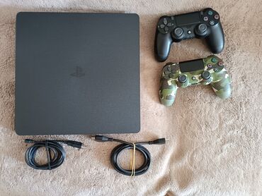 ps 4 oyun diski: Ps4 Slim 1TB 4 Disk + 17 yaddaşda (Oyun) Konsol 16 Sentyabr 2023 ildə