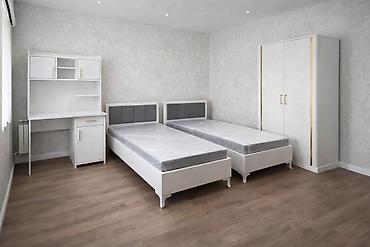 boyuk dolablar: Uşaq/yeniyetmə otağı üçün mebel dəsti Tərkib: - 2 ədəd tək nəfərlik — 1