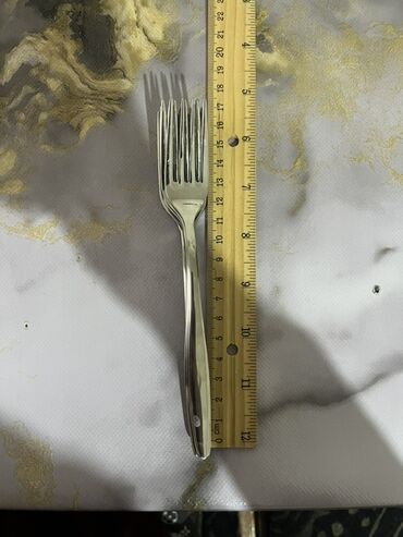 Qaşıqlar: Metal çay qaşıqları dəsti - Material: paslanmayan polad (parlaq — 7