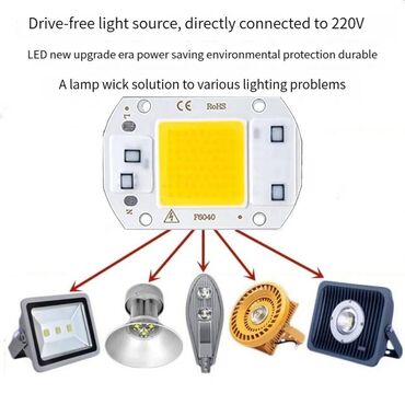 Baštenska rasveta: Led SMD Dioda Neutral Reflektor 2700LM 32-42v Dc 30w 5-6k — 10
