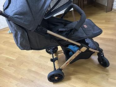Gəzinti arabaları: Kidilo uşaq arabası - Tip: 4 təkərli yüngül “stroller” - Rəng: tünd — 4