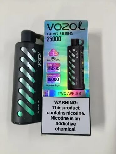 Qəlyan, vayp və aksesuarları: VOZOL Gear Shisha 25 K Tam orginaldır xaricdən teze gəlib Çeşidli