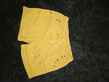 pantalone braon icna frd: S (EU 36), Cotton, color - Yellow, Single-colored