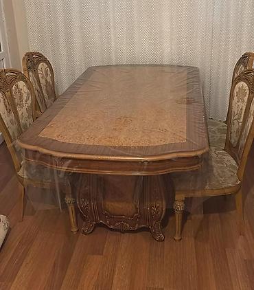 Masa dəsti – 300 ₼ Qonaq otağı və yemək otağı üçün klassik üslubda