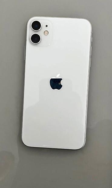 mini iphone: IPhone 11, Б/у, 64 ГБ, Белый, Зарядное устройство, Кабель, Коробка, 76 % — 2