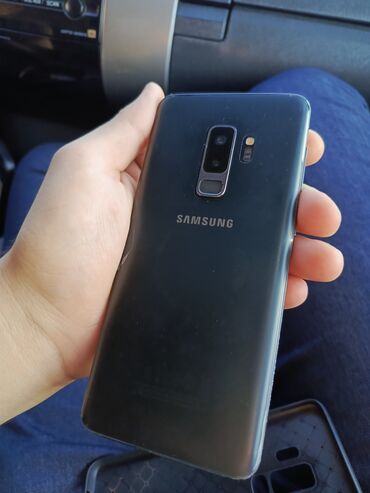 Mətbəx texnikası: Samsung Galaxy S9 Plus, rəng - Qara, Barmaq izi