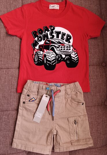 spajdermen odelo za decu: Set: T-shirt, Shorts, 98