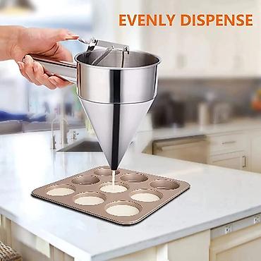 Ostali proizvodi za kuću: Juxiong/Akee dozator testa za kolače od nerđajućeg čelika na lalafo.rs — 5 Ostali proizvodi za kuću: Juxiong/Akee dozator testa za kolače od nerđajućeg čelika — 5