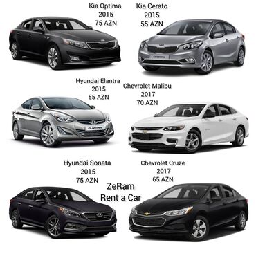 bakı rent a car: Günlük, Hyundai, Depozitsiz