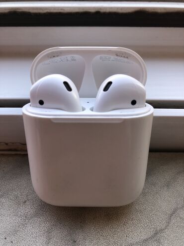 Qulaqcıqlar: İşlənmiş Simsiz (Bluetooth) Qulaqcıqlar, Apple, rəng - Ağ