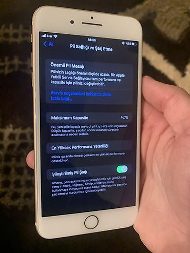 Apple iPhone: IPhone 8 Plus, 64 GB, Qızılı, Barmaq izi -da lalafo.az — 4 Apple iPhone: IPhone 8 Plus, 64 GB, Qızılı, Barmaq izi — 4