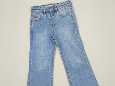 Jeansowe: Spodnie jeansowe, DenimCo, 3-4 lat, 104, stan - Bardzo dobry