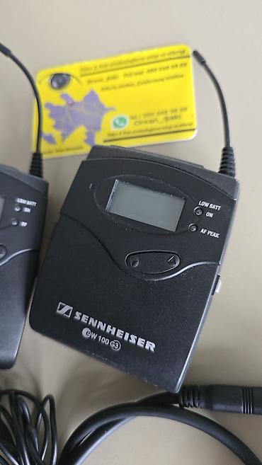 radio detallar: İşlənmiş Radio Mikrofon Sennheiser, Rayonlara çatdırılma — 5