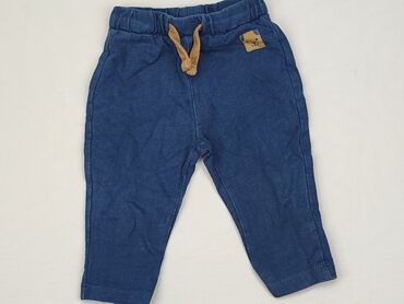 spodnie ocieplane dla chłopca: Spodnie dresowe, So cute, 6-9 m, stan - Dobry