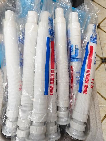 Mətbəx və hamam üçün elastik drenaj borusu (sifon trubu) - Material