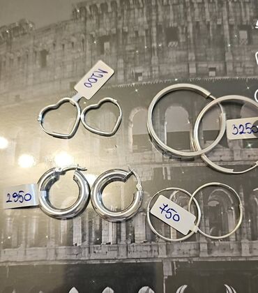 Setovi nakita: Srebrni nakit – izbor modela - Minđuše kuglice: klasične srebrne — 31