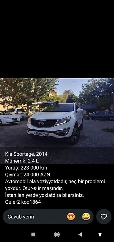 kia niro: Kia sportace. Ela veziyyetde. otur sür. 2014. Il,. yuruyüw — 1