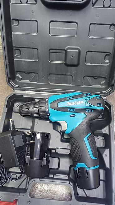 makita: Аккумуляторная дрель‑шуруповерт Makita в кейсе. Комплектация: - — 2