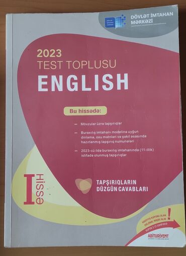 ingilis dilində tərcümə: İngilis dili test toplusu 1ci hisse 2023