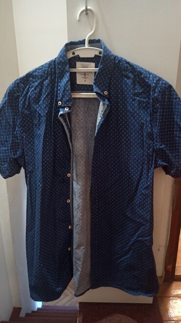 kozna jakna sa krznom muska: Košulja M (EU 38), bоја - Tamnoplava