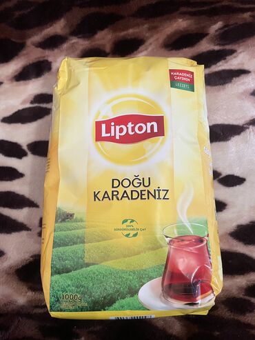 Çay: Təbii Lipton çayı 1 KG. Türkiyədən gətirilib